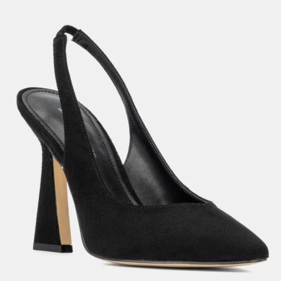 Marc Fisher Shoes - Marc Fisher Scully Slingback Pointy Toe Pumps Black 8